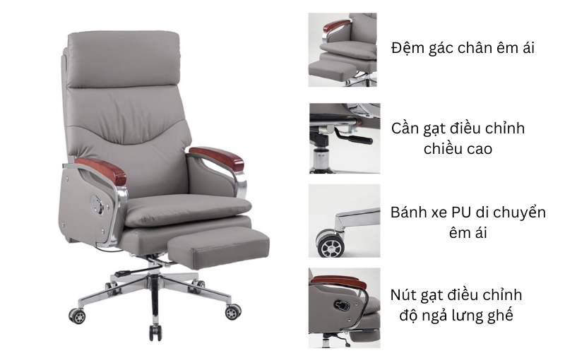 Tính năng tiện lợi của ghế