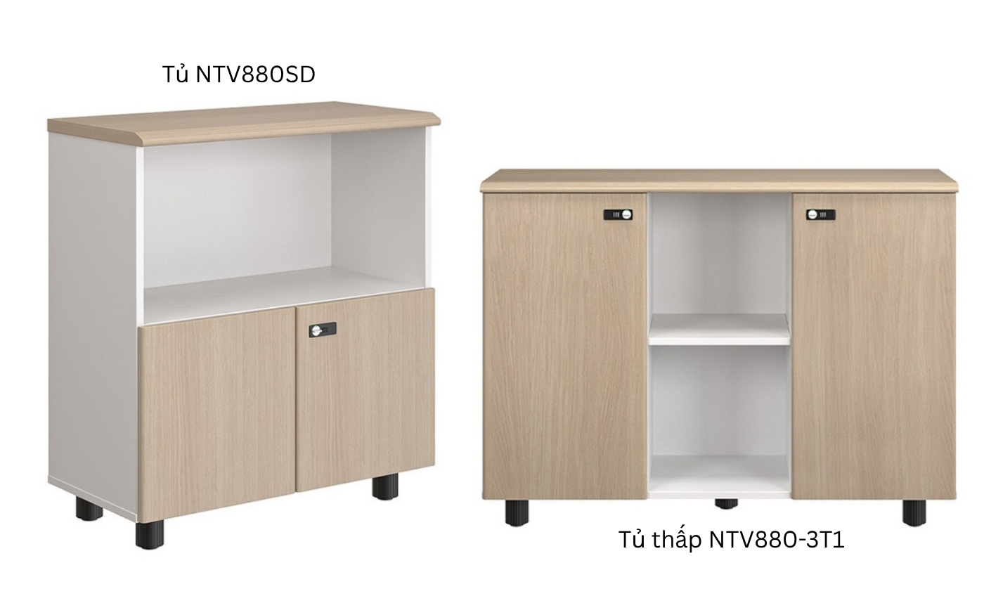 Tủ tài liệu thấp NTV880SD và NTV880-3T1 